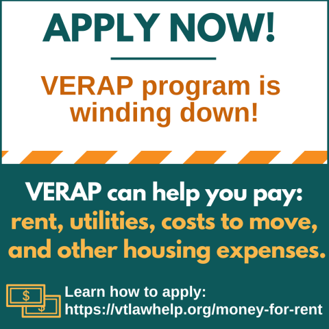 Apply now for VERAP program. It's winding down.